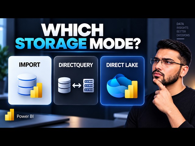 Import vs Direct Query vs Direct Lake in Power BI — Which Should You Use?