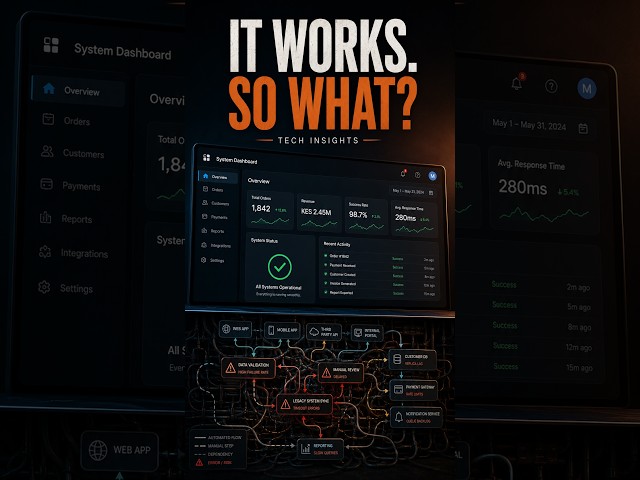 “It Works” Doesn't Mean It's a Good System