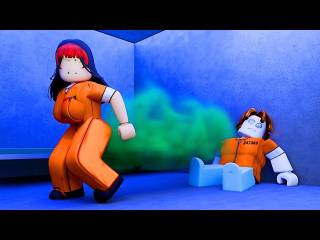 SHe Found a Hidden Hole in Prison! 😱 Roblox Fart Animation