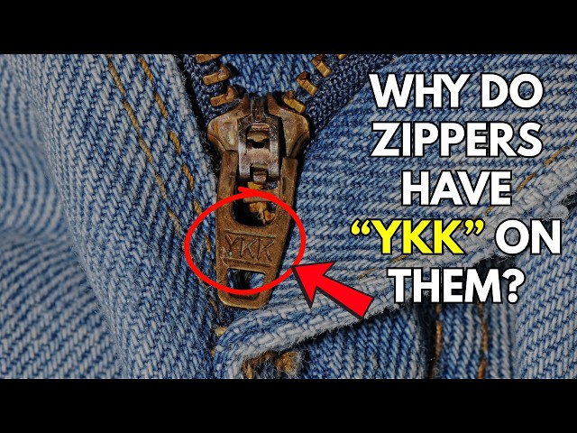 Why do zippers have YKK on them?