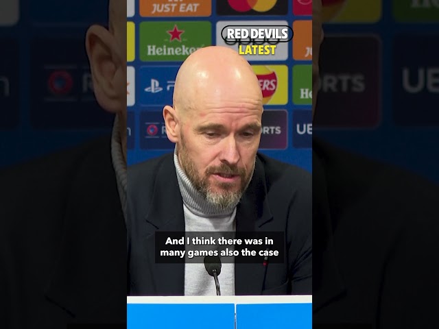 'Injuries were key to Man Utd’s exit from the Champions League' | Erik ten Hag