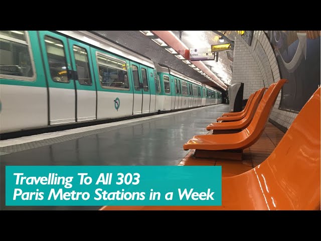 Visiting All 303 Paris Metro Stations