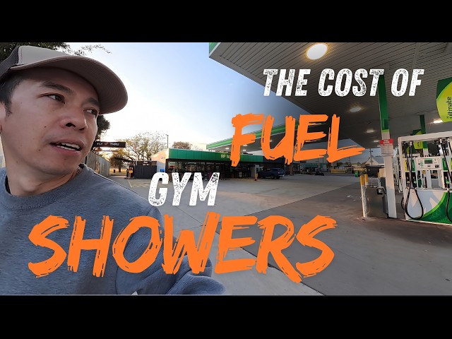 Van Life Reality: The Costs of Fuel, Gym Showers, and High Roof Advantages on Rainy Days.
