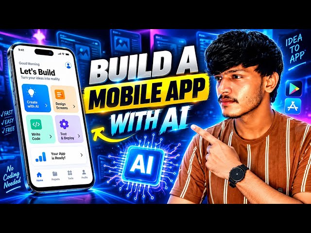Build a Mobile App for FREE with EMERGENT AI l Mobile se App Kaise Banaye ✨✍️