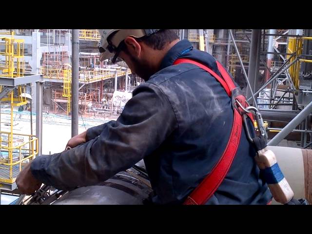 Working with ToFD " Advance Ultrasonic " in SATORP Site
