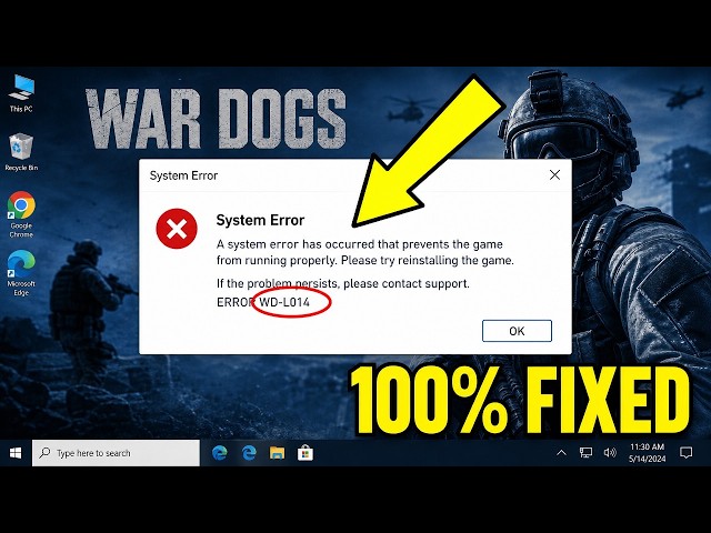 How To Fix WARDOGS Error Code WD-L014