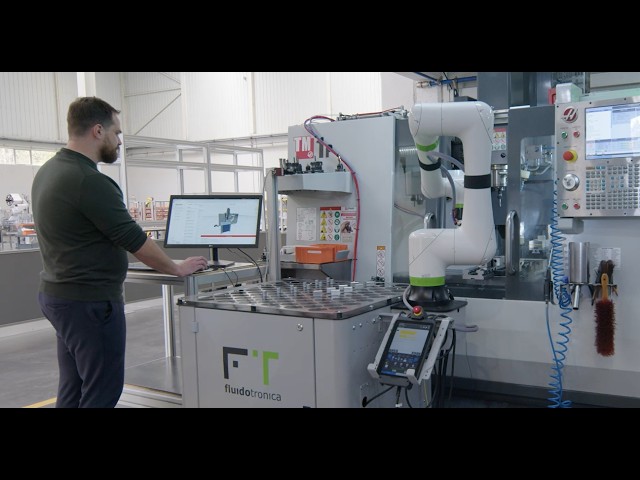 CNC Automation with FANUC CRX Robot + AI | Acteris Demo