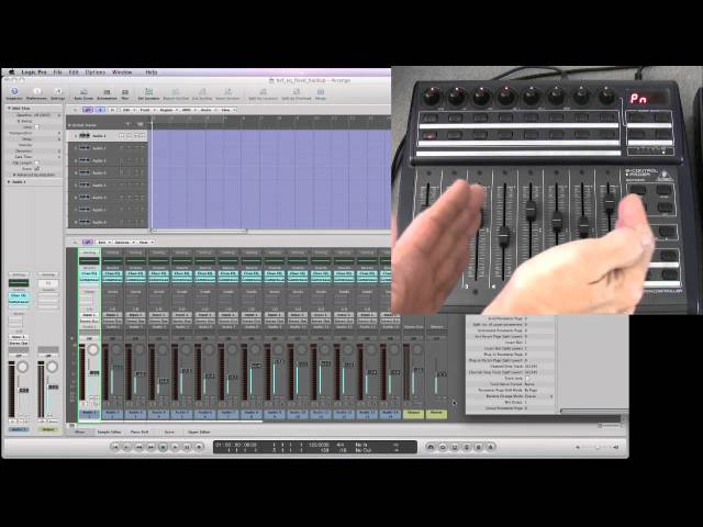 Behringer BCF2000 & Logic Pro user guide - 1/16