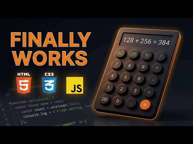 Calculator using HTML, CSS & JavaScript | Beginner Project