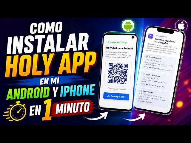 How to Install the Holy App on Android and iPhone in 1 Minute