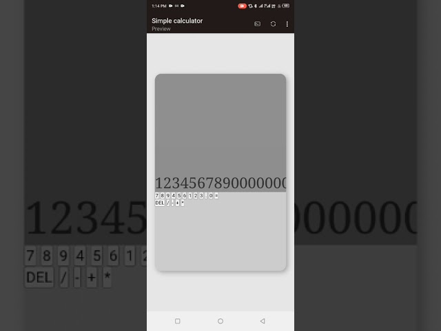 A simple calculator made with HTML CSS and JavaScript. 