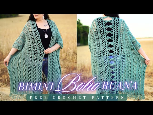 Bimini Boho Ruana - Crochet Pattern Tutorial