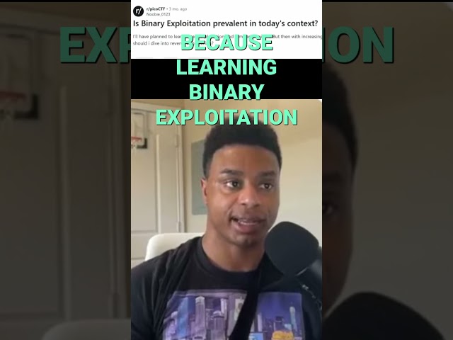 Is Binary Exploitation STILL Worth Learning Today? #security #hacking #binaryexploitation