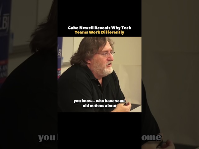 Gabe Newell Reveals Why Tech Teams Work Differently #shorts #linux #valve #steam #coding