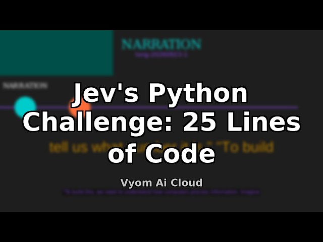 How to Solve Jev's Python Puzzle in Just 25 Lines