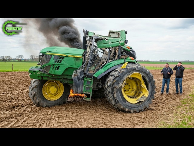 Dangerous Idiots Tractor Fails | Extreme Heavy Equipment Idiots at Work #8