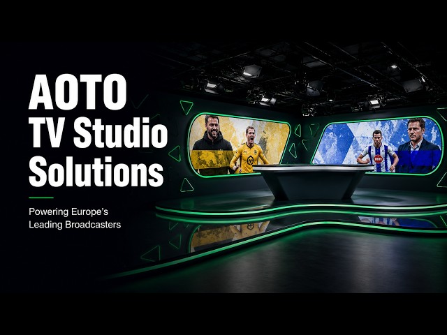 How AOTO Powers Leading TV Studios Across Europe | Broadcast LED Solutions