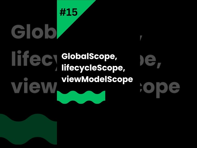 🚀 Day 15 – GlobalScope vs lifecycleScope vs viewModelScopeUse the right scope or face memory leaks 🔥