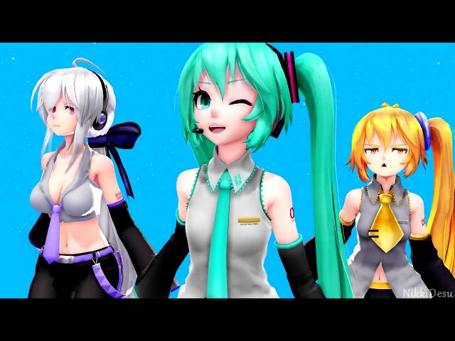 【MMD】High Range Test (Miku, Len, Rin, Luka, Meiko, Kaito, IA, Gumi, Fukase, Piko, Teto)