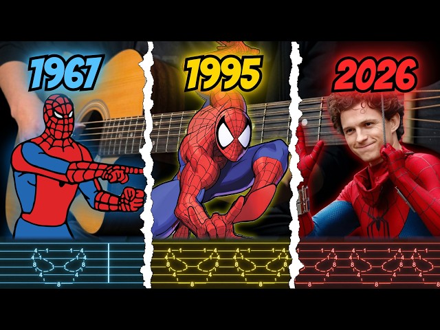I Played EVERY Spider-Man Theme on Guitar (1967-2026)