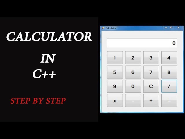 How to make calculator using functions in c++