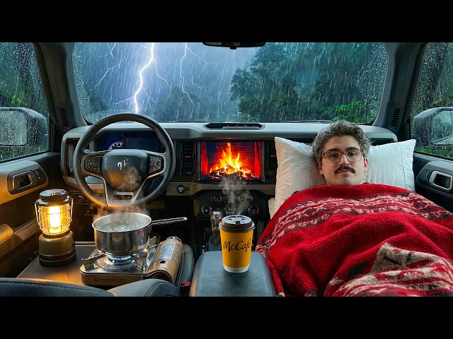 I Tried Car Camping in an Extreme Storm