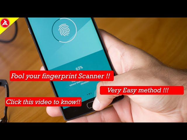 How to bypass your phone's Fingerprint scanner!!! | Easy steps to crack Fingerprint scanner...
