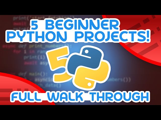 5 Mini Python Projects - For Beginners