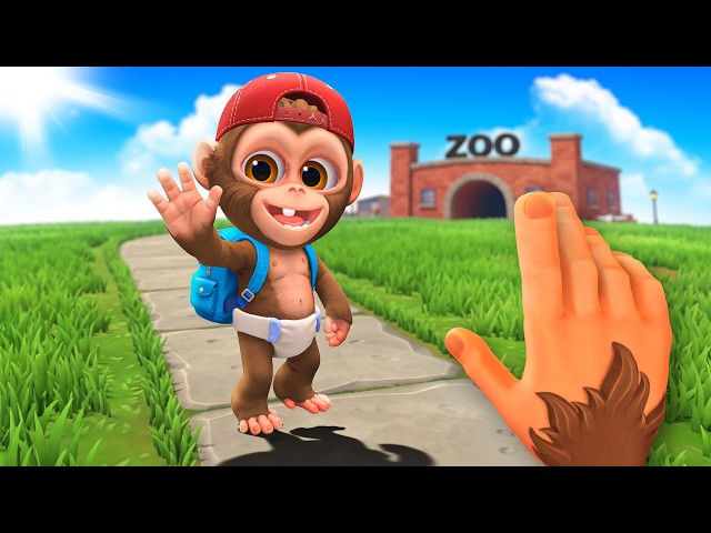 TINY Monkey Leaves the ZOO!