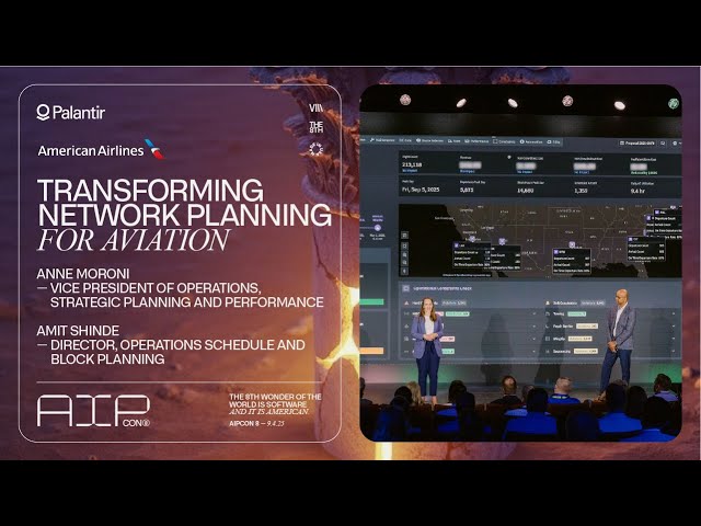 Transforming Network Planning for Aviation | American Airlines at AIPCon 8