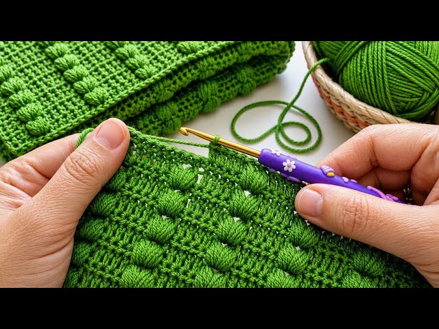 FANTASTIC!🧶💛Very Simple and Beautiful Crochet pattern/ Crochet baby blanket