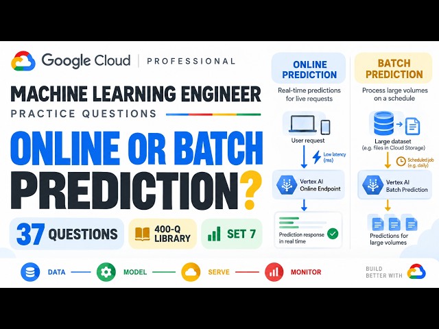 Google Professional Machine Learning Engineer Exam Prep 2026 | 37 Practice Question Answers | Set 7
