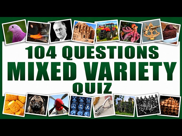 This Casual Variety Quiz Is Just What You Need Today! (104 Questions)