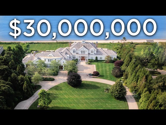 Inside a World-Class $30,000,000 Private Beach Estate on Nantucket Sound *SOLD*