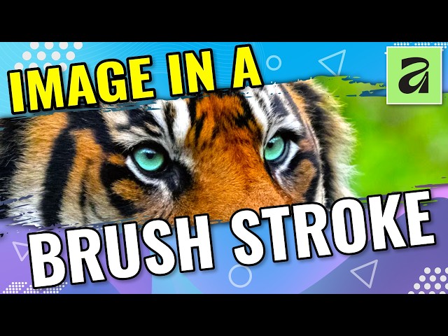 Image in a Brush Stroke - Affinity Tutorial for Canva Users