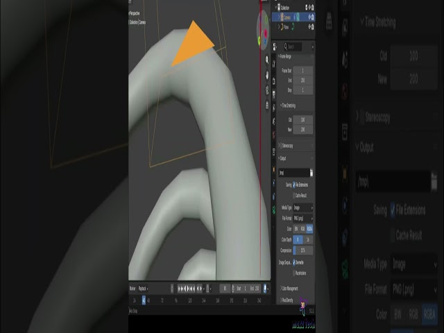 Camera Fly-through Animation #shorts