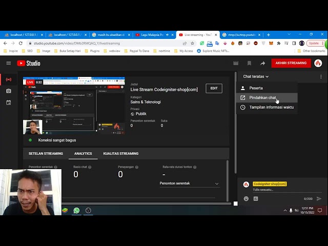 Live Stream Codeigniter-shop[com]