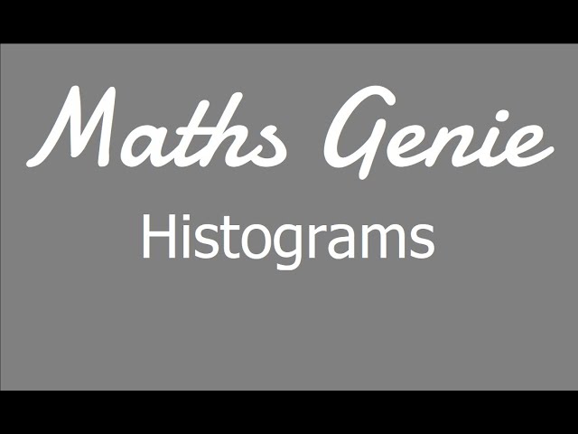 Histograms
