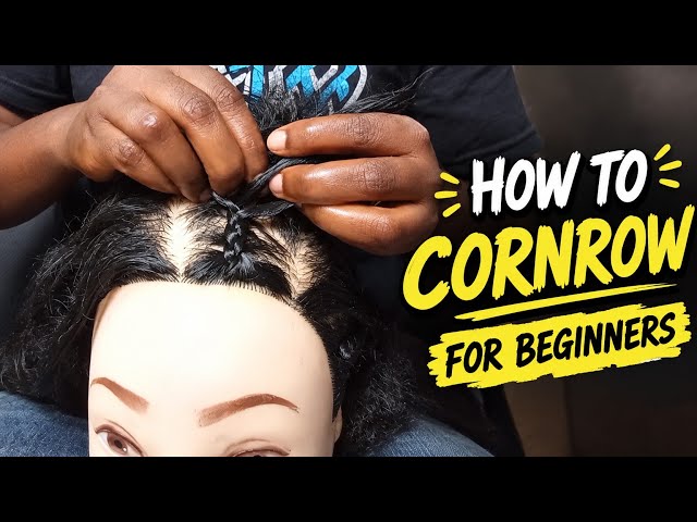 How to Braid cornrows/ Step by Step/For beginners/Easy Cornrows Tutorials
