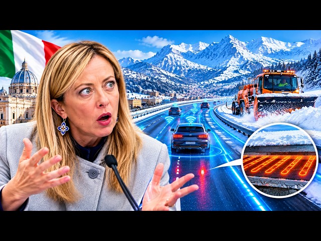 No More Winter Road Accidents! Italy’s Secret Sci-Fi Tech Explained.