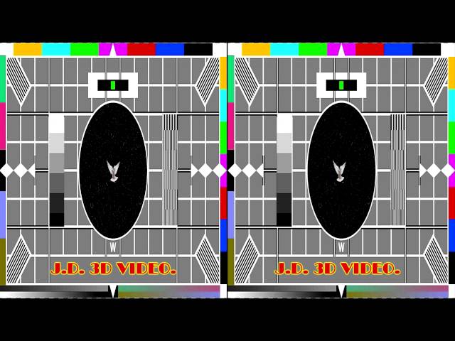 3D ANIMATED TEST CARD