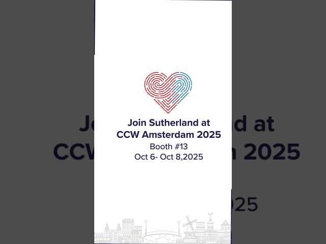 Sutherland at CCW Europe 2025