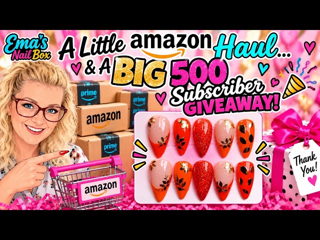 A Little Amazon Haul & A Big 500 Subscriber Giveaway