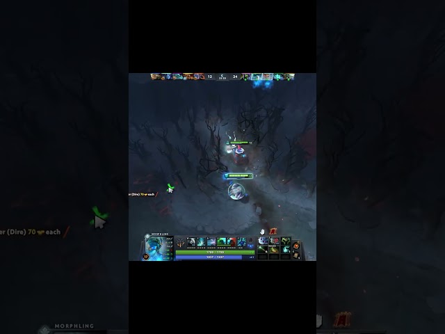 When you have a Morphling on your team ft. Qojqva #shorts #dota2shorts #dota2clips