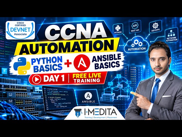 Start Network Automation Today! 🚀 CCNA 200-901 Python & Ansible | Day 1 #ansibletraining