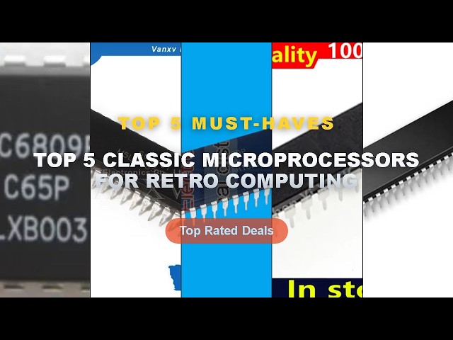 Why Everyone Is Buying Top 5 Classic Microprocessors For Retro Computing - New 5Pcs/LOT MC6809P MC68
