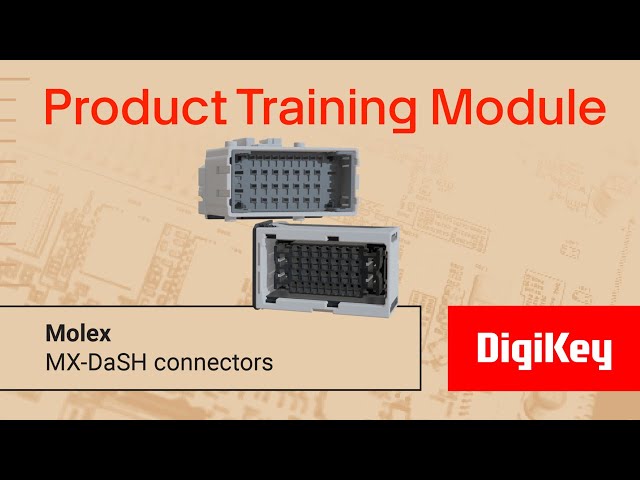 Molex MX-DaSH Wire-to-Wire Connector System – PTM | DigiKey