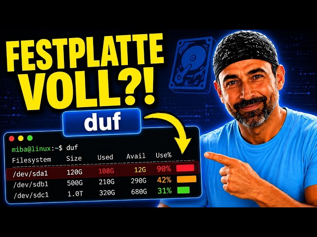 Festplatte voll? Dieses Linux Tool zeigt dir sofort warum! | duf