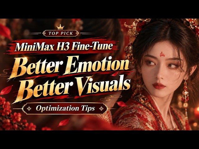 MiniMax H3 Fine-Tune Test: Better Emotion, Stronger Visual Quality + Practical Optimization Tips