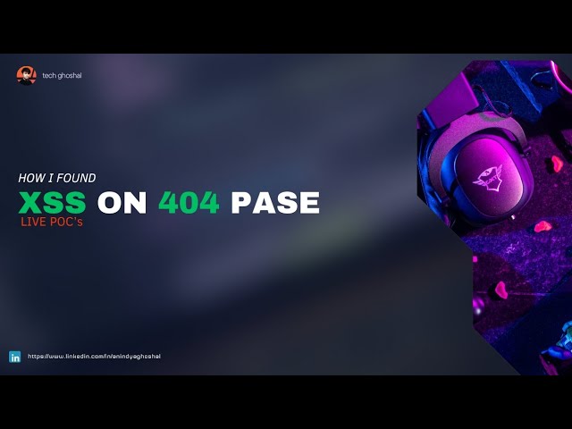 XSS in 404 Page | €200 bounty | POC 🔥